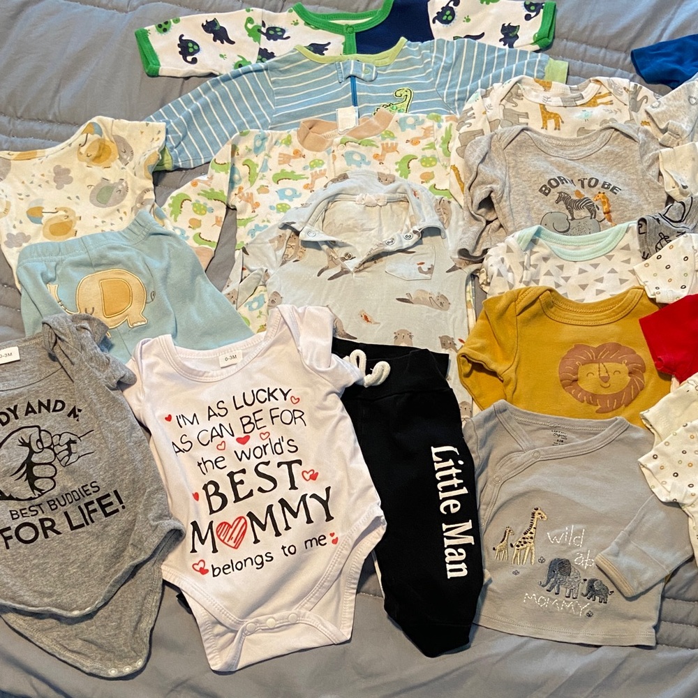 SOLD 
0-3 Months Baby Clothing Bundle